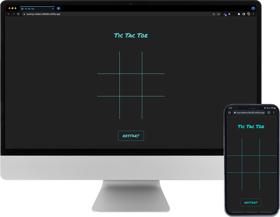 Vanilla JS Tic Tac Toe game